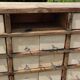 Restored workshop furniture. Industrial style. Vintage.