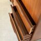 Very beautiful Scandinavian highboard in teak from the 1960s.
