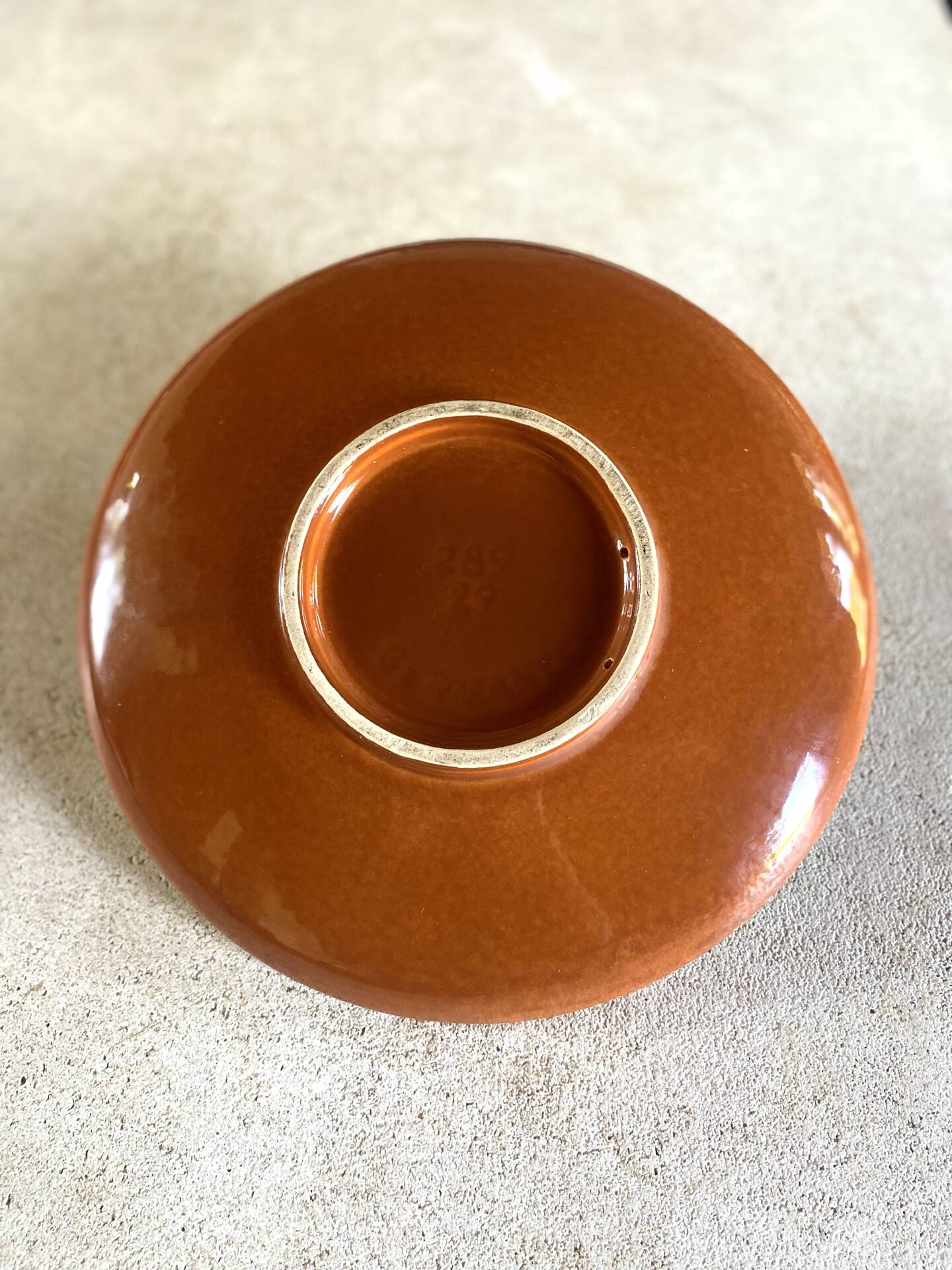 Plate West Germany in ceramic - Ø 30 cm