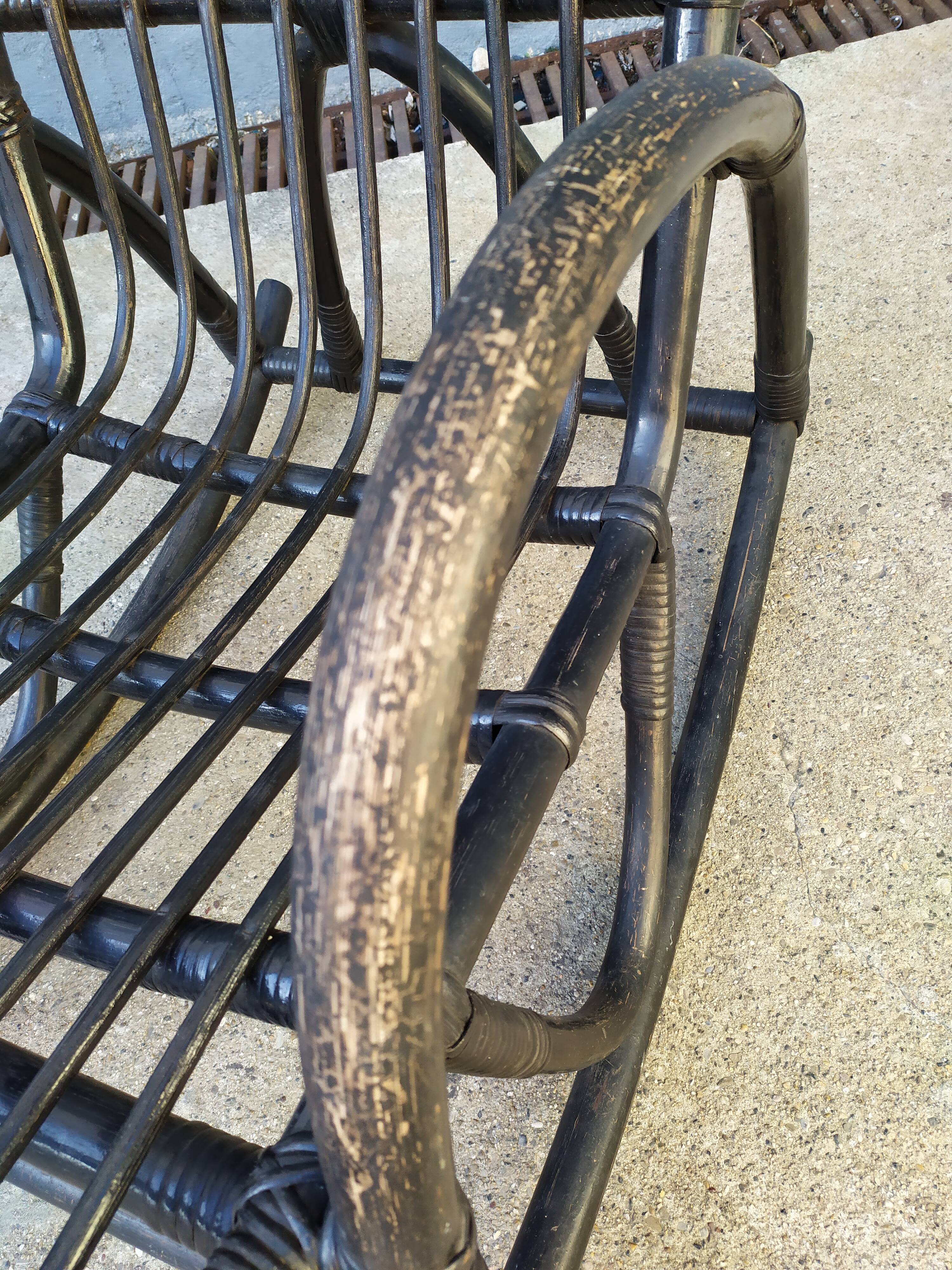 Rocking-chair black black vintage