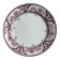 Antique plate with purple oriental decoration