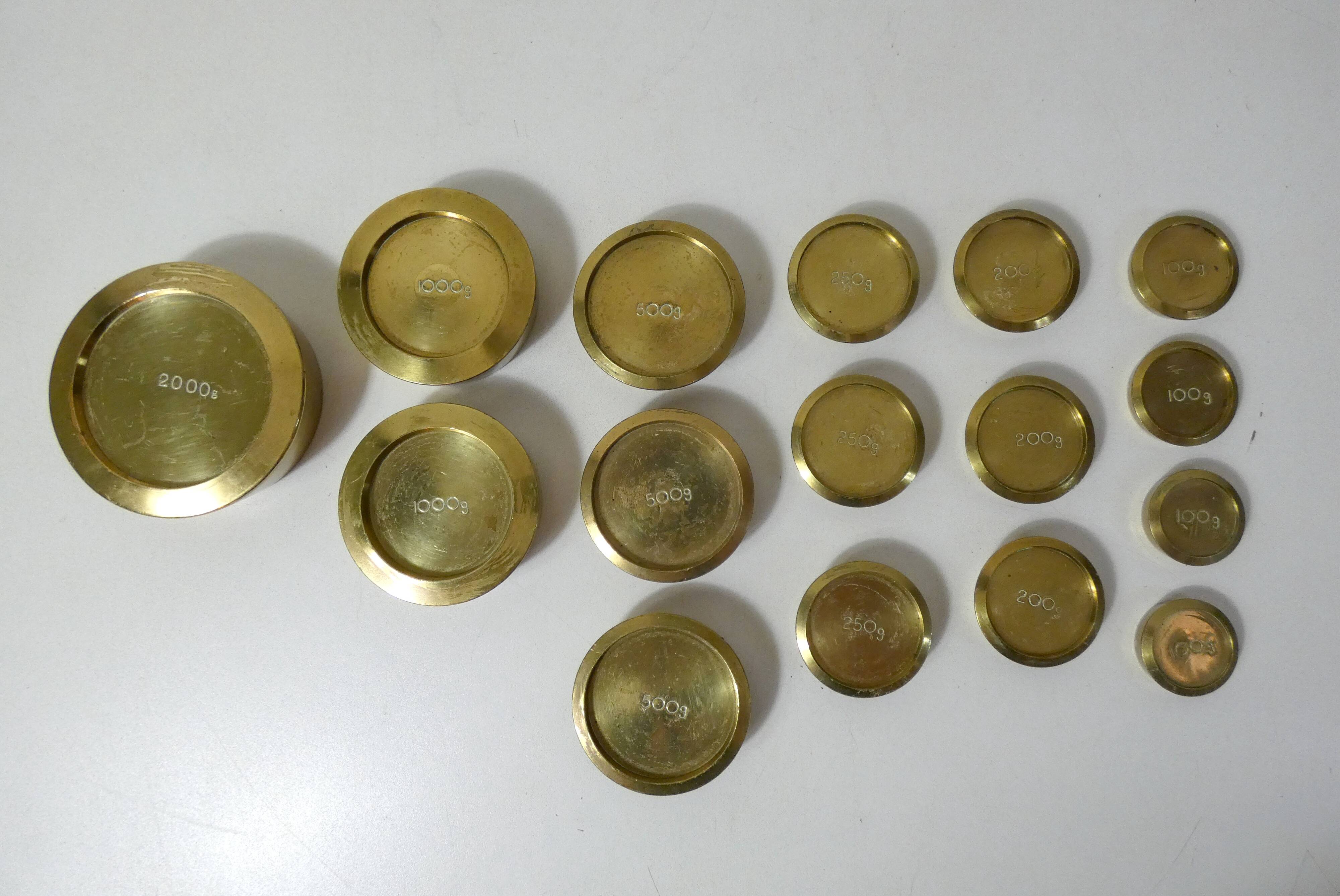 Old vintage English scale weights