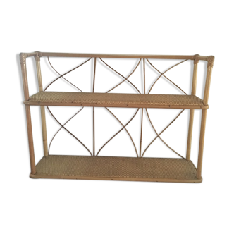 Bamboo and rattan shelf 70