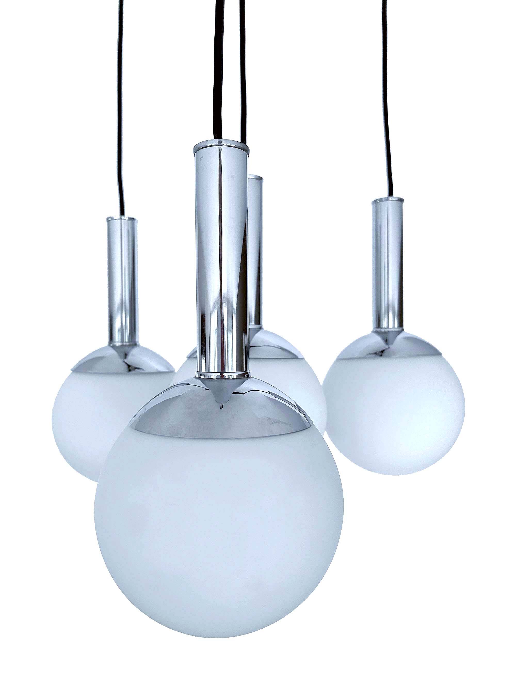 Italian Mid Century Space Age Pendant Lamp