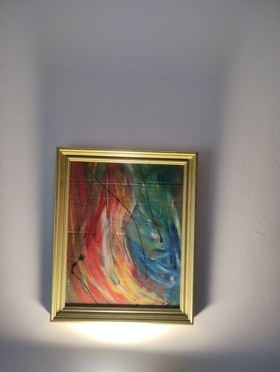 Small abstract painting