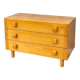 Brutalist pine chest of drawers, circa 1970