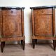 Pair Of Empire Style Furniture In Marquetry