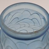 Large vase art deco scaly pattern by Sars France