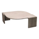 Travertine coffee table Roche Bobois