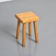 Vintage stool by Charlotte Perriand, Les Arcs, France