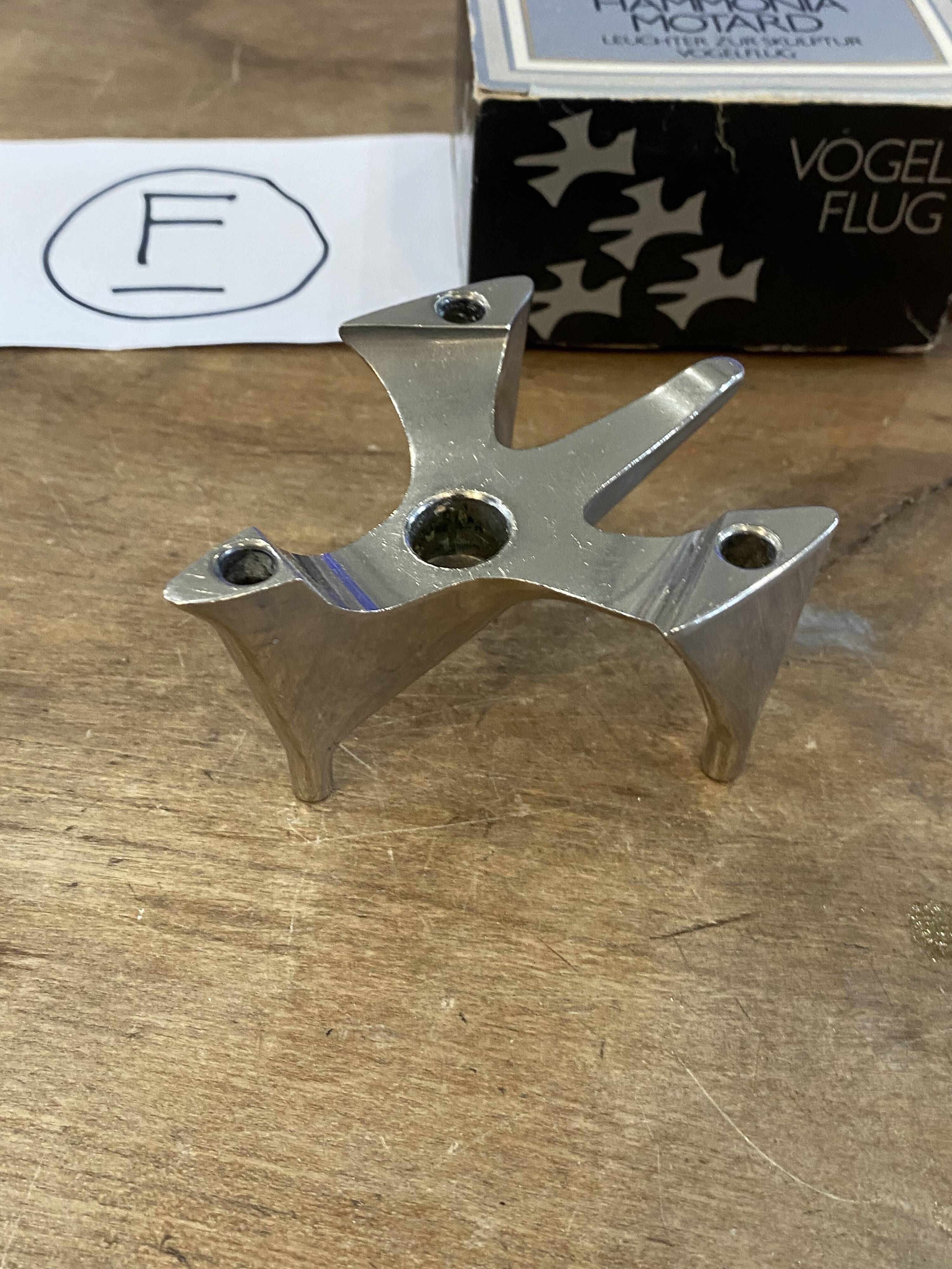 1 modular candlestick VOGELFLUG HAMMONIA MOTORCYCLE style NAGEL BMF vintage 70s F