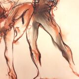 Drawing "Ballet" Paris Opera 1948