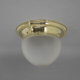 Large Art Nouveau Flush Mount, 1920s, Restored