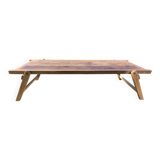 XXL coffee table in recycled wood - Industrial Style &