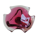 Empty pocket Murano design, blown Art glass, pink tones