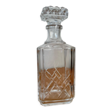 Glass crystal whisky decanter