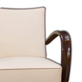 Pair of lounge armchairs h-269 by jindrich halabala for up zavody, 1930s