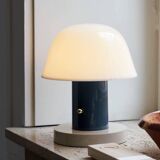 Portable USB lamp SETAGO Blue by Jaime Hayon for &Tradition
