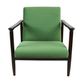 Light Green Velvet GFM-142 Armchair by Edmund Homa, 1970s