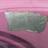 Vase Wave Val-Saint-Lambert ruby submerged design Delvenne 1950