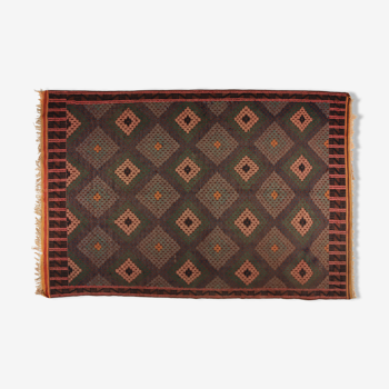 Anatolian handmade kilim rug 297 cm x 191 cm