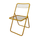80s metal folding chair