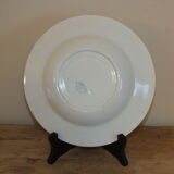Hollow plate KG Lunéville Oiselet Art Deco style
