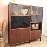 1970s teak bookcase