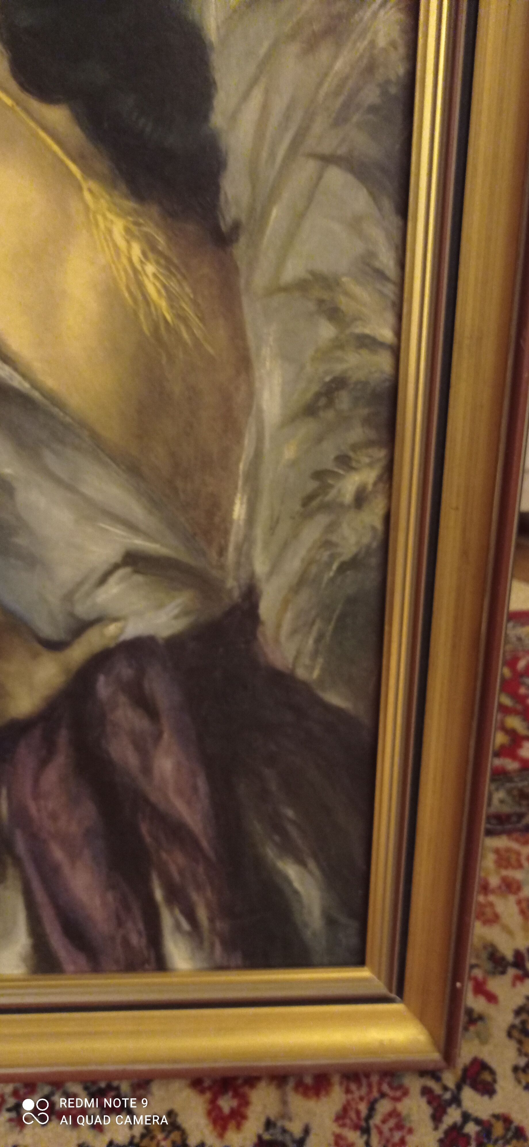 Portrait of a woman or painting