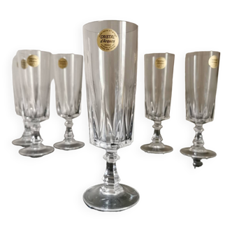 New Arques crystal flutes 6 pcs available