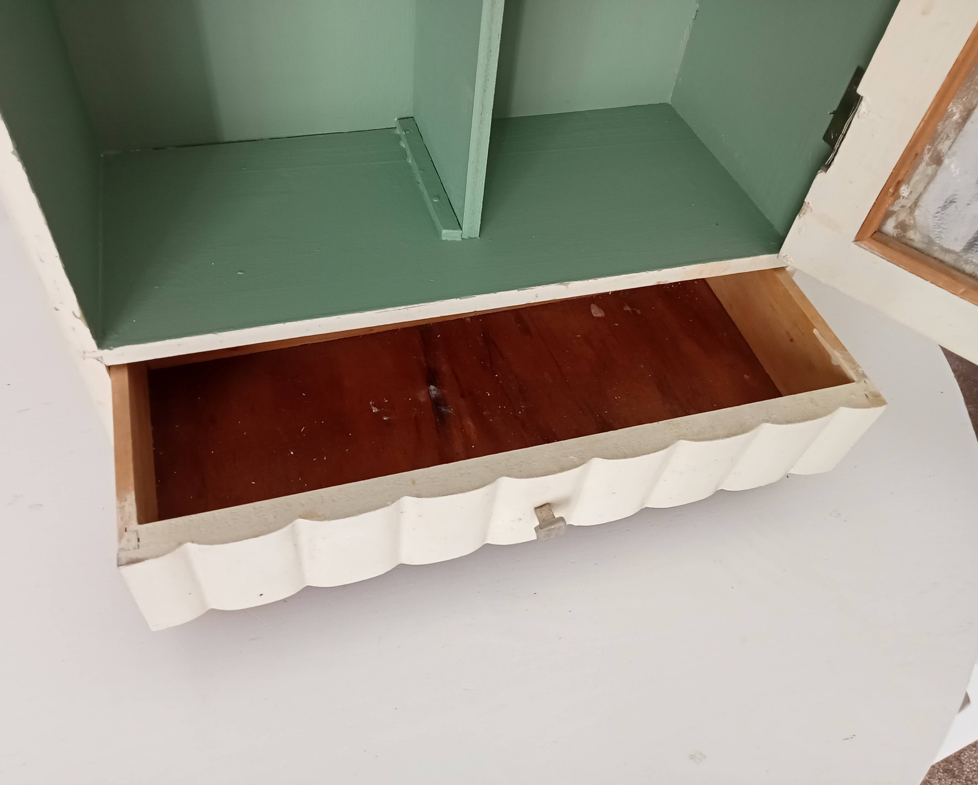 1950s art deco bathroom cabinet
