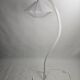 Caprani floor lamp with graphic cocoon shade, Denmark, 1970s