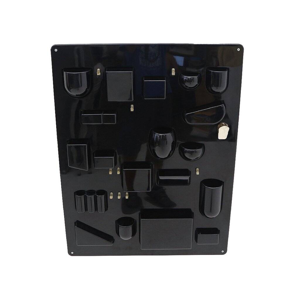 Wall organiser plateau Uten.Silo black by Dorothee Maurer Becker for Design M, 1960s