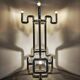 Sculptural floor lamp Space Age Rombo by Gaetano Missaglia