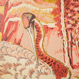 Panneau mural Flamant rose 1970