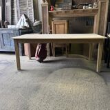 Rectangular table in raw wood