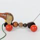 Vintage wooden pull-along dachshund toy | Lorenz, Germany