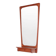 Danish mid-century design mirror with teak frame