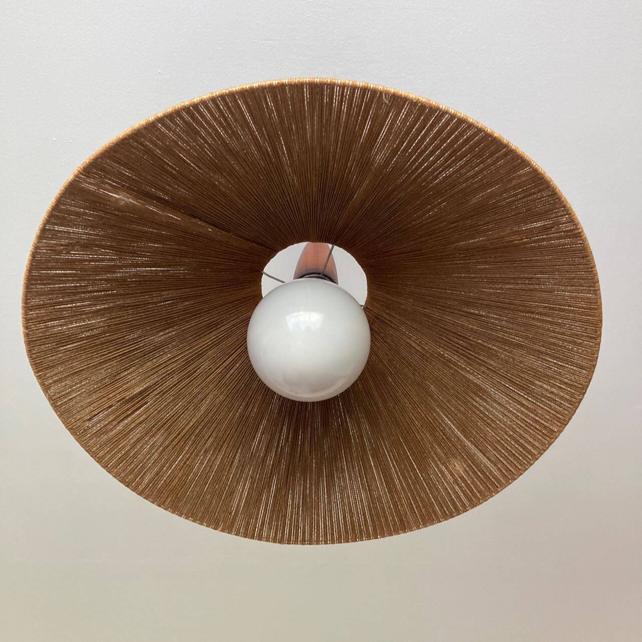 Scandinavian rope pendant light