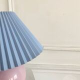 Vintage pleated lampshade ball lamp