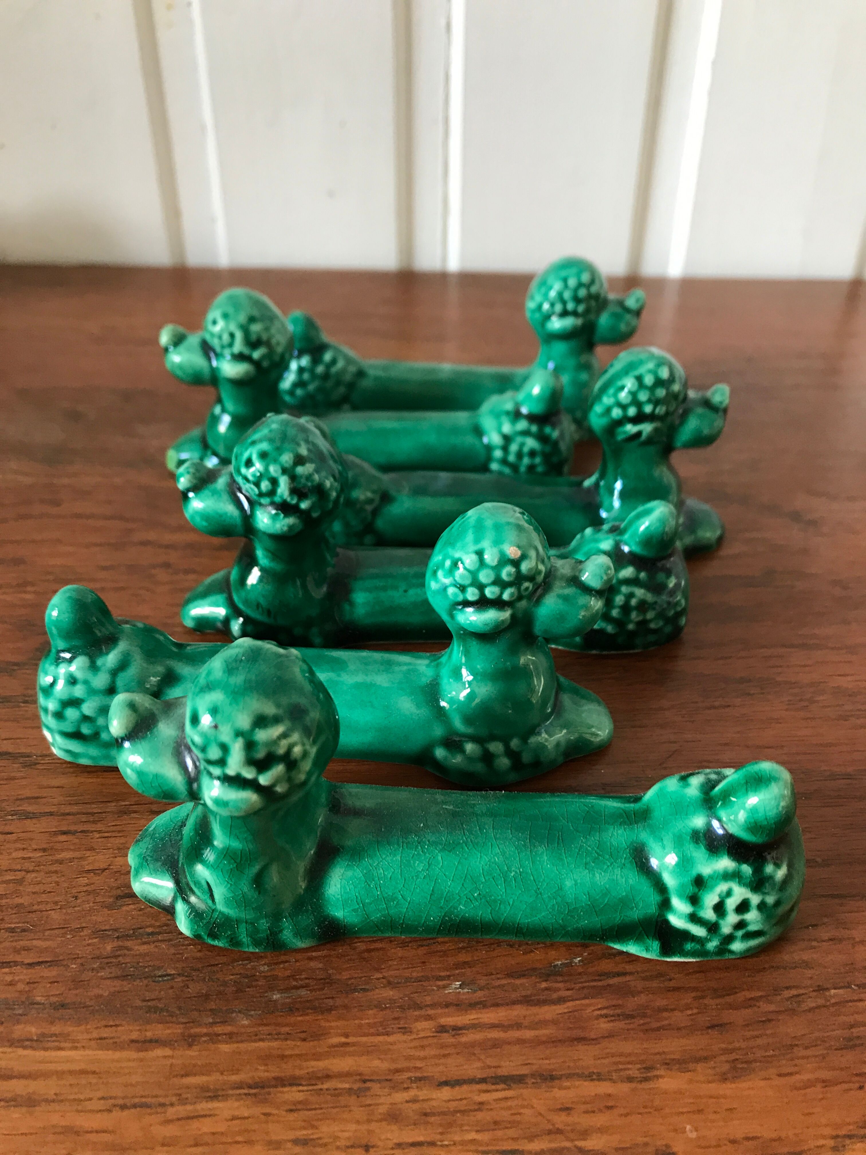 Knife holders dog poodle