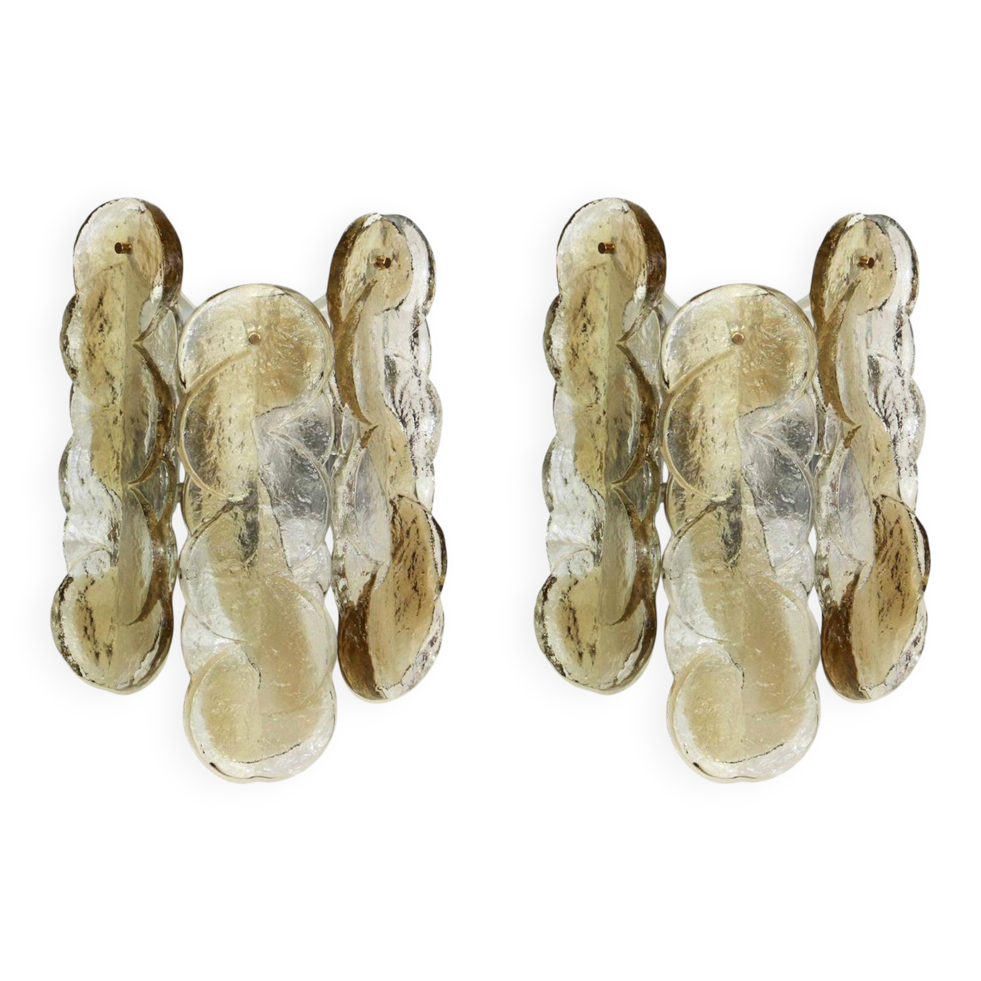 Wall sconces by Kalmar, Austria, 1960s.