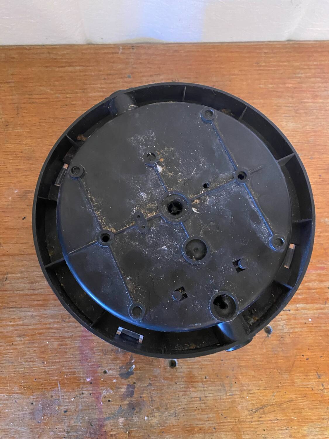 Antique Molded Glass Wall Light Ceiling Lamp + Vintage Black Bracket #C713