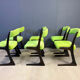 Set of 6 Kangaroo chairs by Emile Baumann, 1960s