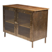 Armoire en fer industriel des années 1950, Tchécoslovaquie