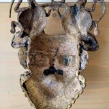 Masque en bronze