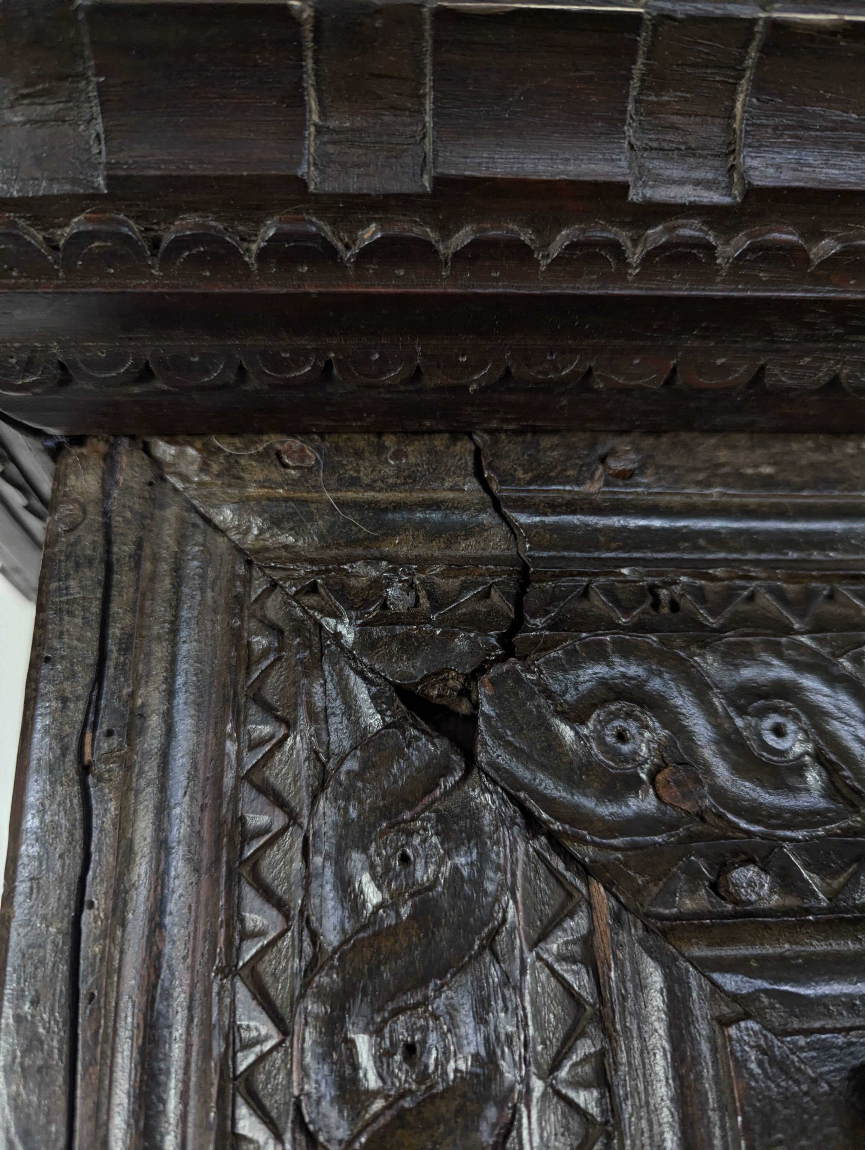 Buffet from the 17th century, Popular Art from the Auvergne region.