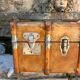 Old curved cabinet