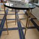 Nero Marquina marble coffee table Gubi