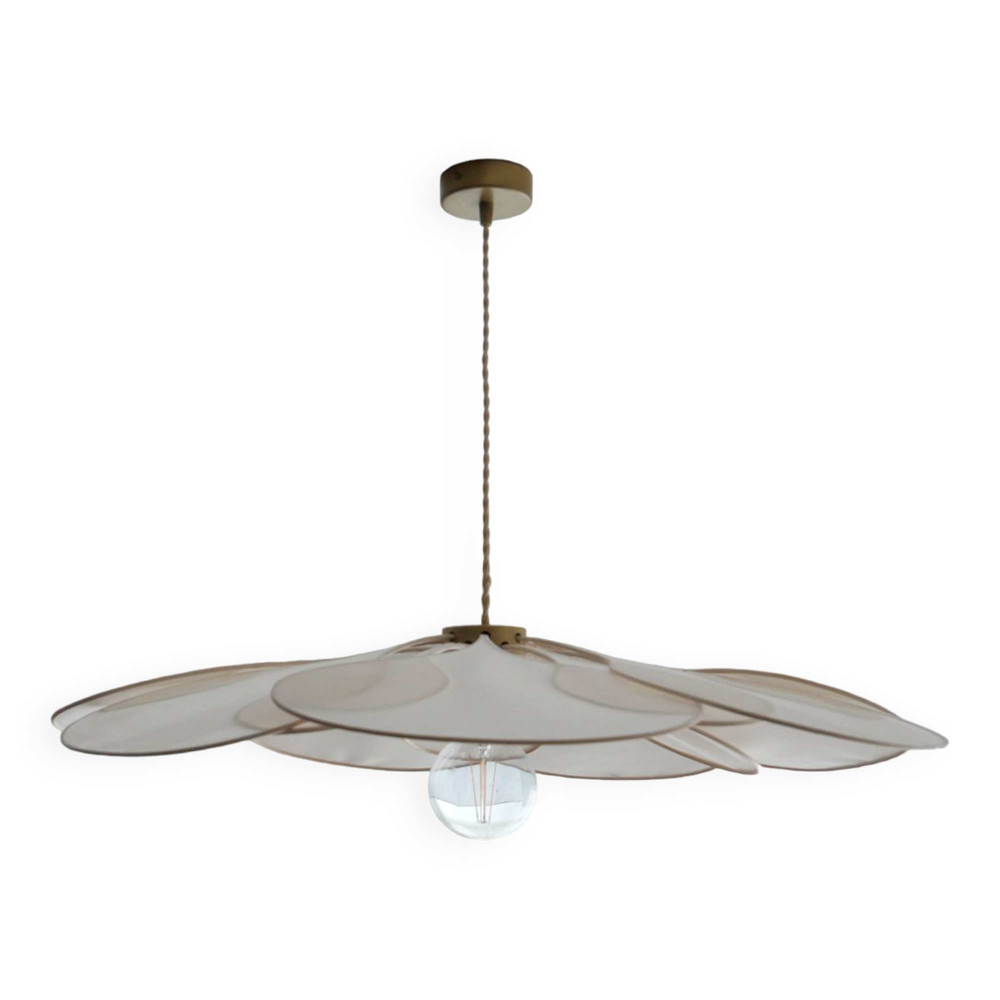 Floral suspension cotton and rattan - flower suspension.